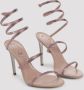 René Caovilla Elegante Satijnen Sandalen Nude Neutrals - Thumbnail 2