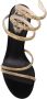 René Caovilla Zwarte Margot Kristal Sandalen Hoge Hak Black Dames - Thumbnail 4