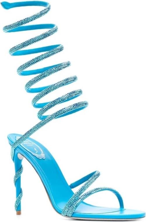 René Caovilla High Heel Sandals Blauw Dames