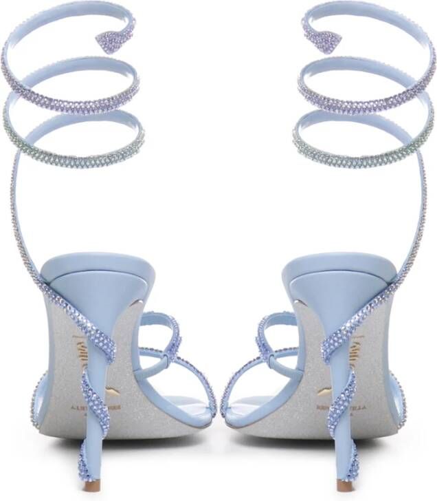 René Caovilla High Heel Sandals Blue Dames