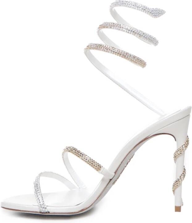 René Caovilla High Heel Sandals White Dames