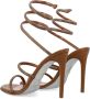 René Caovilla Kristal Spiral Wrap Sandaal Brown Dames - Thumbnail 4