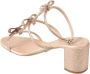 René Caovilla Kristalversierde Sandalen Beige Dames - Thumbnail 3