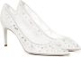 René Caovilla Kristalversierde witte sandalen White Dames - Thumbnail 2