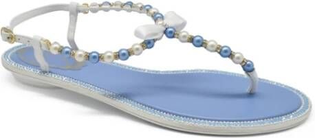 René Caovilla Pearl Sandals Blauw Dames