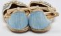 René Caovilla Pre-owned Denim flats Blue Dames - Thumbnail 4