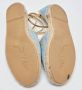 René Caovilla Pre-owned Denim flats Blue Dames - Thumbnail 5