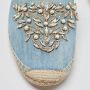 René Caovilla Pre-owned Denim flats Blue Dames - Thumbnail 6