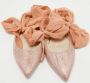 René Caovilla Pre-owned Fabric flats Pink Dames - Thumbnail 3
