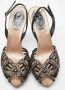 René Caovilla Pre-owned Fabric sandals Black Dames - Thumbnail 3