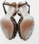 René Caovilla Pre-owned Fabric sandals Black Dames - Thumbnail 6