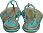 René Caovilla Pre-owned Fabric sandals Blue Dames - Thumbnail 5