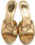 René Caovilla Pre-owned Fabric sandals Yellow Dames - Thumbnail 2