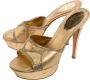 René Caovilla Pre-owned Fabric sandals Yellow Dames - Thumbnail 3