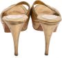 René Caovilla Pre-owned Fabric sandals Yellow Dames - Thumbnail 4