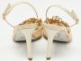 René Caovilla Pre-owned Lace heels Beige Dames - Thumbnail 5
