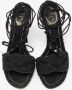 René Caovilla Pre-owned Lace sandals Black Dames - Thumbnail 2