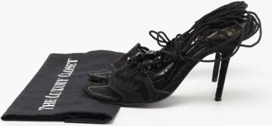 René Caovilla Pre-owned Lace sandals Black Dames