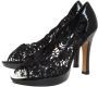 René Caovilla Pre-owned Leather heels Black Dames - Thumbnail 3