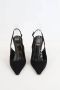René Caovilla Pre-owned Leather heels Black Dames - Thumbnail 2