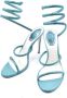 René Caovilla Pre-owned Leather heels Blue Dames - Thumbnail 3