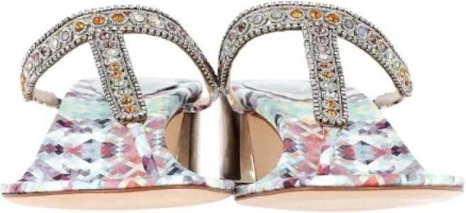 René Caovilla Pre-owned Leather heels Multicolor Dames