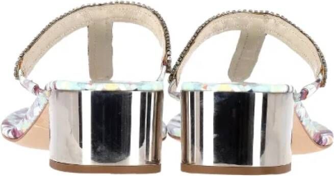 René Caovilla Pre-owned Leather heels Multicolor Dames