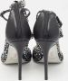 René Caovilla Pre-owned Leather sandals Black Dames - Thumbnail 5