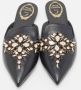 René Caovilla Pre-owned Leather sandals Black Dames - Thumbnail 3