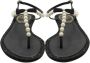 René Caovilla Pre-owned Leather sandals Black Dames - Thumbnail 4