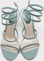 René Caovilla Pre-owned Leather sandals Blue Dames - Thumbnail 3