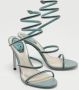 René Caovilla Pre-owned Leather sandals Blue Dames - Thumbnail 4
