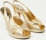 René Caovilla Pre-owned Leather sandals Yellow Dames - Thumbnail 4