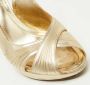René Caovilla Pre-owned Leather sandals Yellow Dames - Thumbnail 7