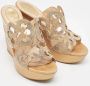René Caovilla Pre-owned Leather sandals Yellow Dames - Thumbnail 4