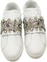 René Caovilla Pre-owned Leather sneakers White Dames - Thumbnail 3
