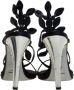 René Caovilla Pre-owned Satin sandals Black Dames - Thumbnail 4