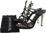 René Caovilla Pre-owned Satin sandals Black Dames - Thumbnail 7