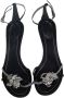 René Caovilla Pre-owned Satin sandals Black Dames - Thumbnail 2
