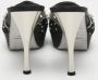 René Caovilla Pre-owned Satin sandals Black Dames - Thumbnail 5