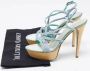 René Caovilla Pre-owned Satin sandals Blue Dames - Thumbnail 8