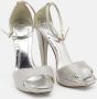 René Caovilla Pre-owned Satin sandals Gray Dames - Thumbnail 4