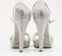 René Caovilla Pre-owned Satin sandals Gray Dames - Thumbnail 5