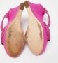 René Caovilla Pre-owned Satin sandals Pink Dames - Thumbnail 5