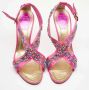 René Caovilla Pre-owned Satin sandals Pink Dames - Thumbnail 3