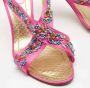 René Caovilla Pre-owned Satin sandals Pink Dames - Thumbnail 7
