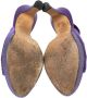 René Caovilla Pre-owned Satin sandals Purple Dames - Thumbnail 5