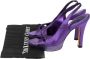 René Caovilla Pre-owned Satin sandals Purple Dames - Thumbnail 8