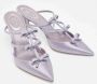 René Caovilla Pre-owned Satin sandals Purple Dames - Thumbnail 4
