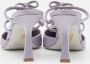 René Caovilla Pre-owned Satin sandals Purple Dames - Thumbnail 5